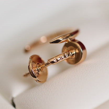 [⭐Hyrra Jewelry]JUSTE EARRINGS PINK GOLD