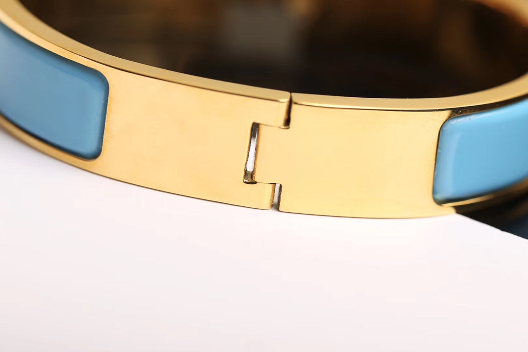 [⭐Hyrra Jewelry]H CLOUD BLUE BRACELET GOLD DIAMOND