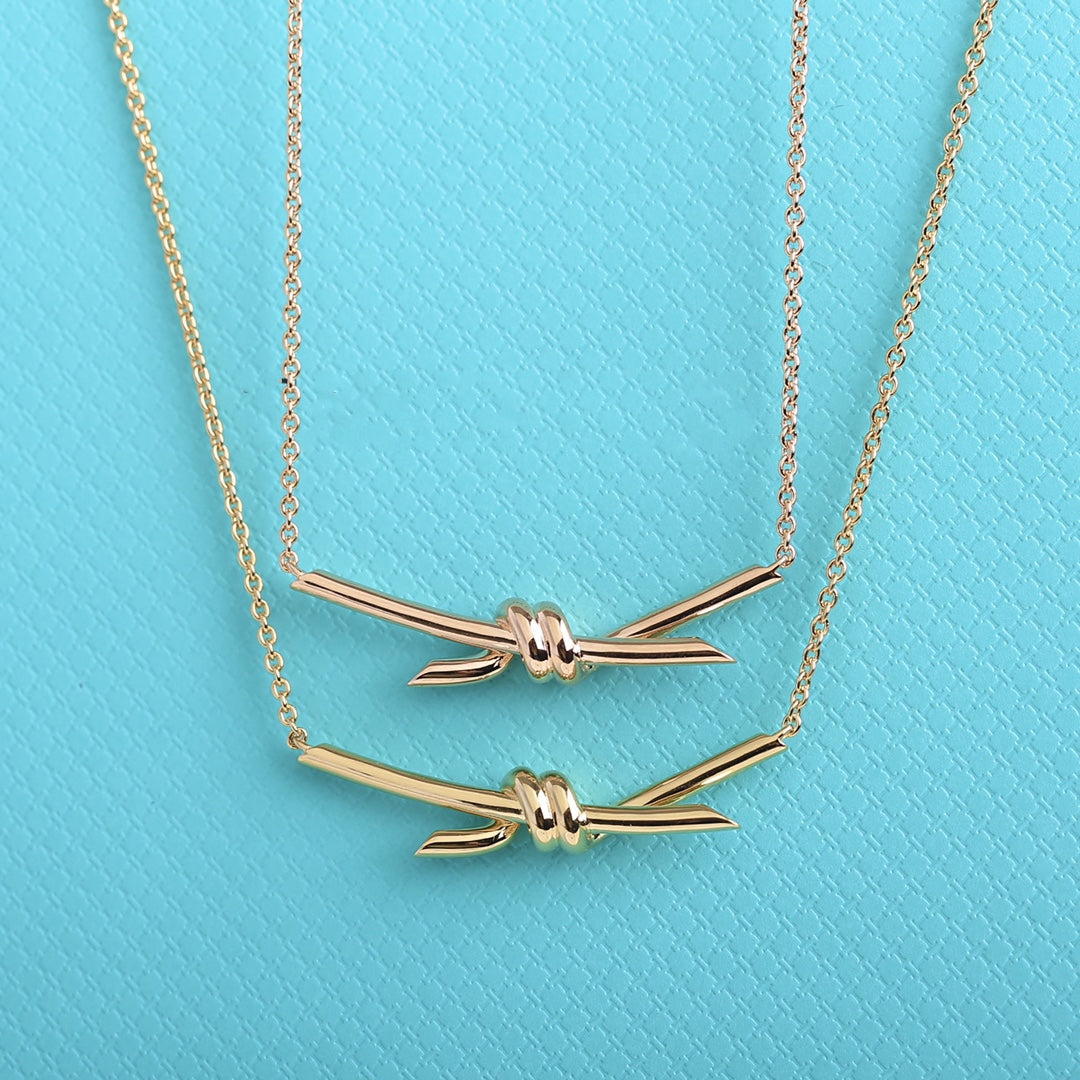 [Hyrra Jewelry]KNOT NECKLACE GOLD