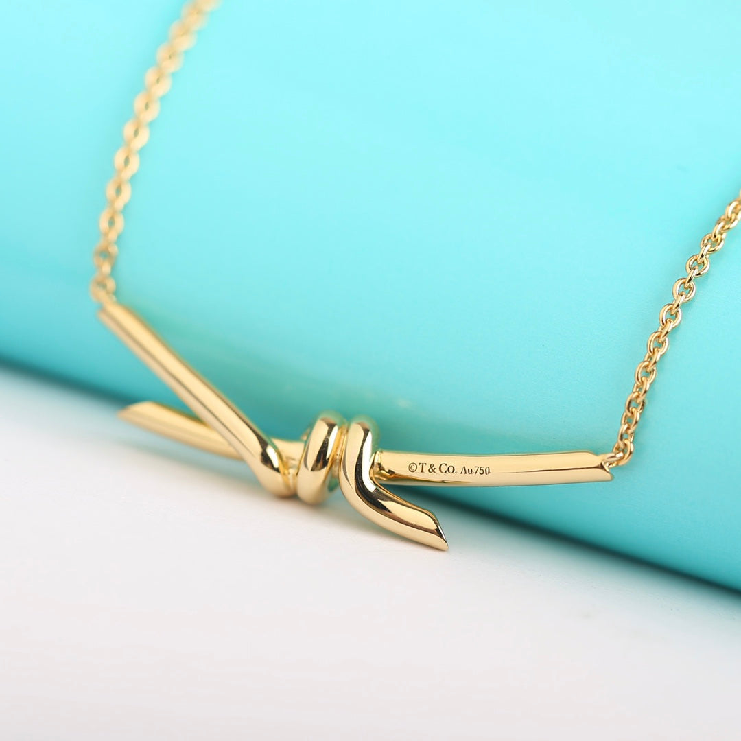 [Hyrra Jewelry]KNOT NECKLACE GOLD