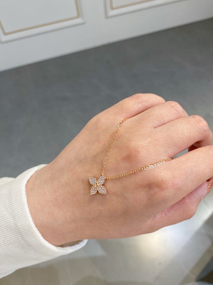 [⭐Hyrra Jewelry]STAR DIAMOND NECKALCE