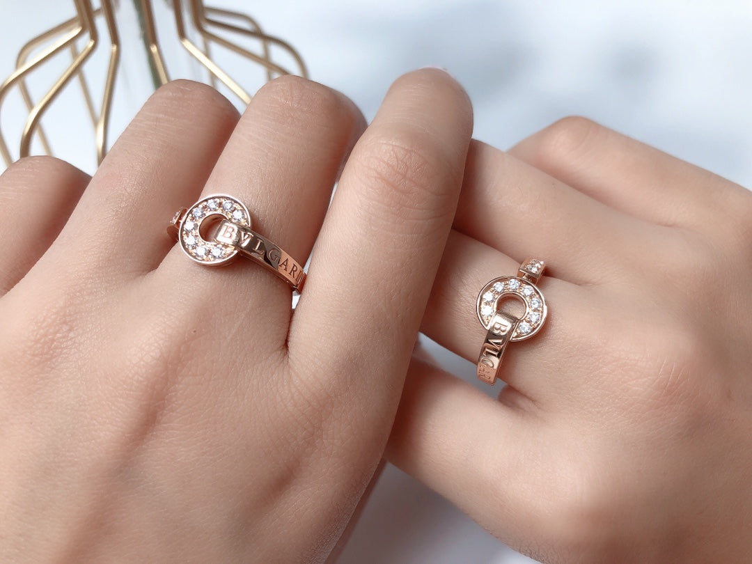 [⭐Hyrra Jewelry]DREAM RING DIAMOND PINK GOLD