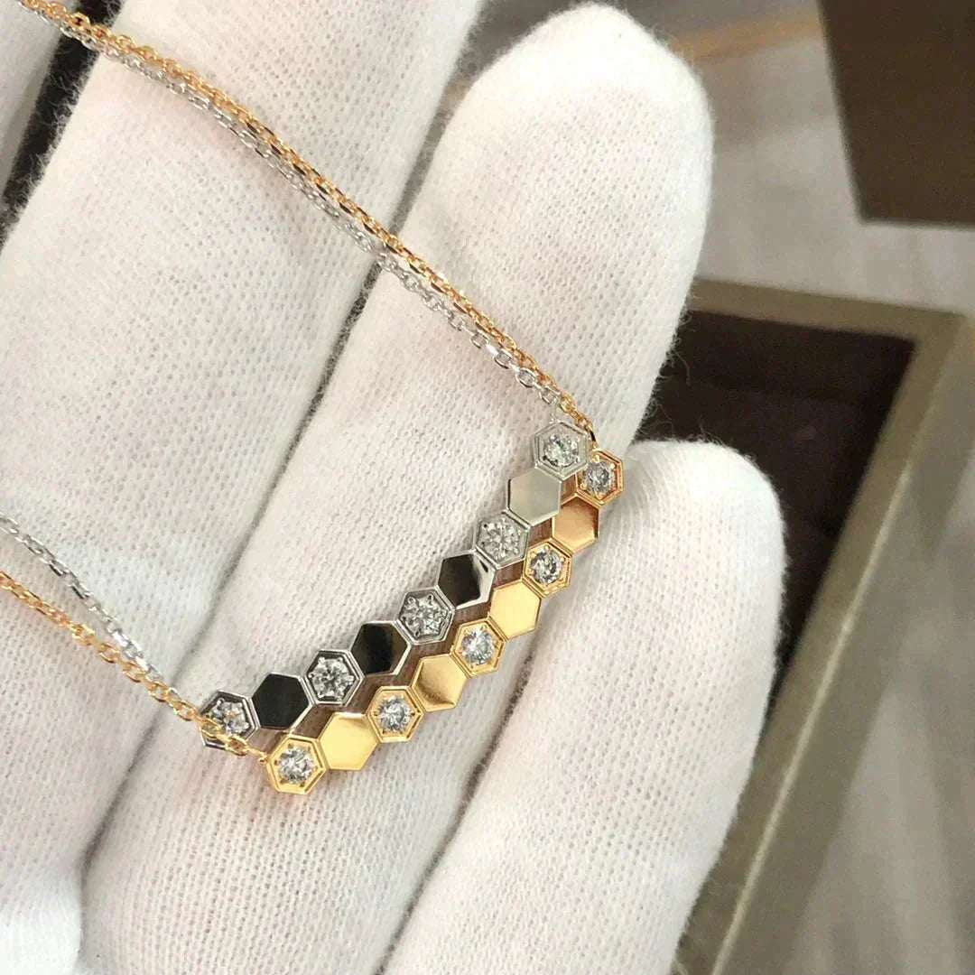 [⭐Hyrra Jewelry]BEE LOVE NECKLACE DIAMOND