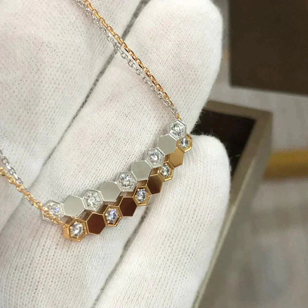 [⭐Hyrra Jewelry]BEE LOVE NECKLACE DIAMOND