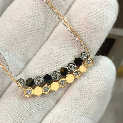 [⭐Hyrra Jewelry]BEE LOVE NECKLACE DIAMOND