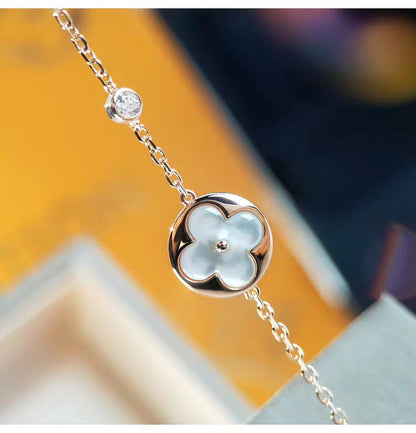 [⭐Hyrra Jewelry]SUN MOP GOLD 1 DIAMOND NECKLACE