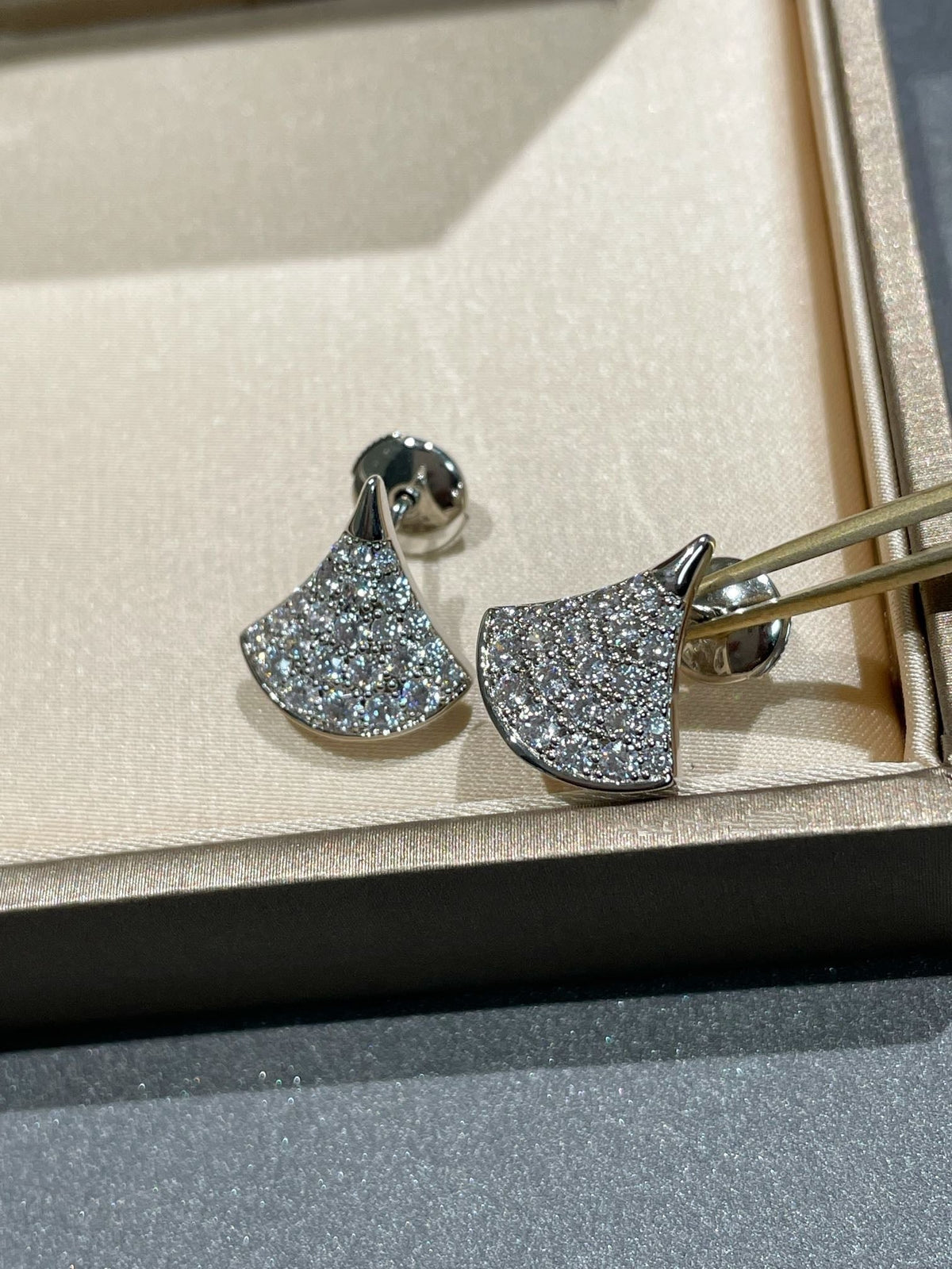 [⭐Hyrra Jewelry]DREAM STUD EARRINGS DIAMOND