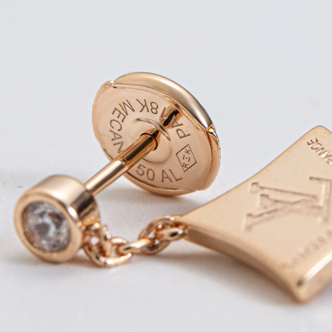[⭐Hyrra Jewelry]STAR DIAMONDS EARRINGS GOLD