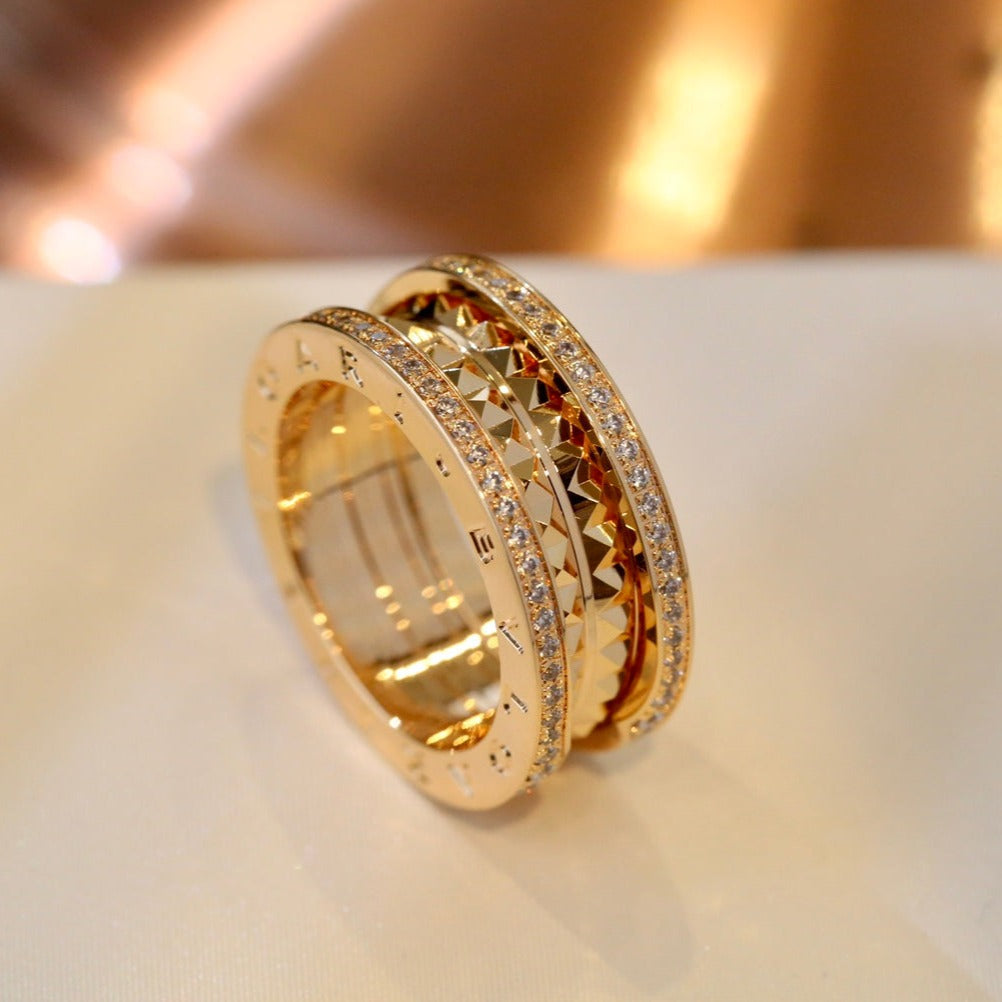 [⭐Hyrra Jewelry]ZERO 1 GOLD DIAMOND RING