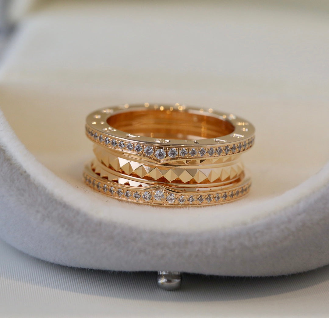 [⭐Hyrra Jewelry]ZERO 1 GOLD DIAMOND RING
