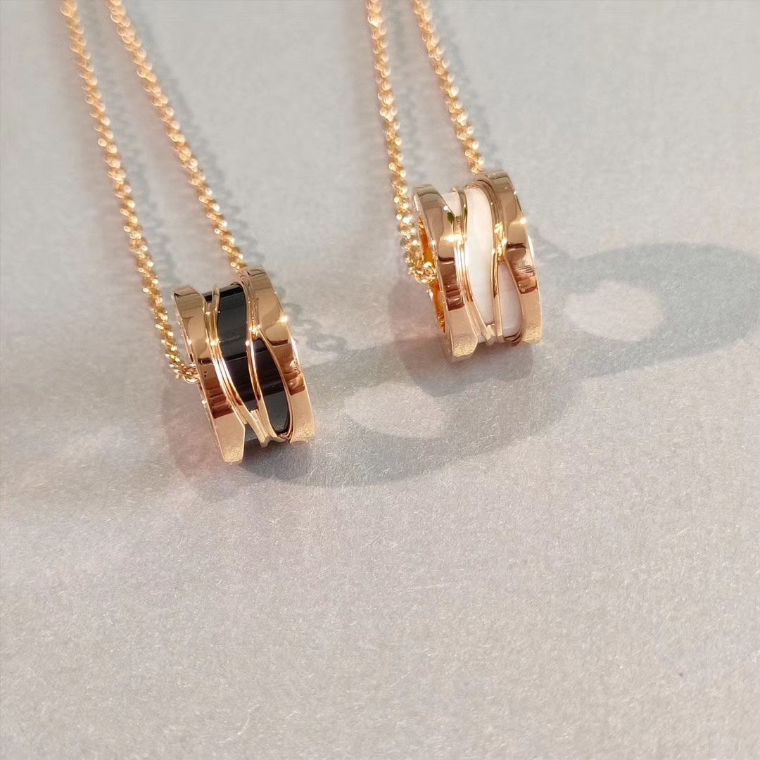 [⭐Hyrra Jewelry]ZERO 1 NECKLACE PINK GOLD
