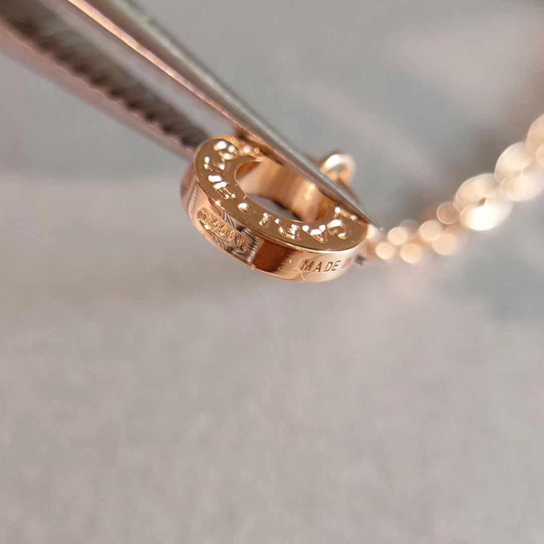 [⭐Hyrra Jewelry]ZERO 1 NECKLACE PINK GOLD