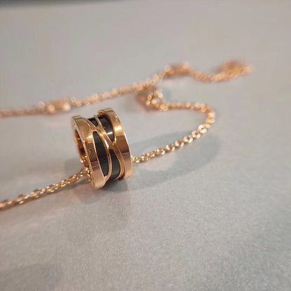 [⭐Hyrra Jewelry]ZERO 1 NECKLACE PINK GOLD