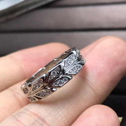 [Hyrra Jewelry]OLIVE LEAF RING DIAMONDS