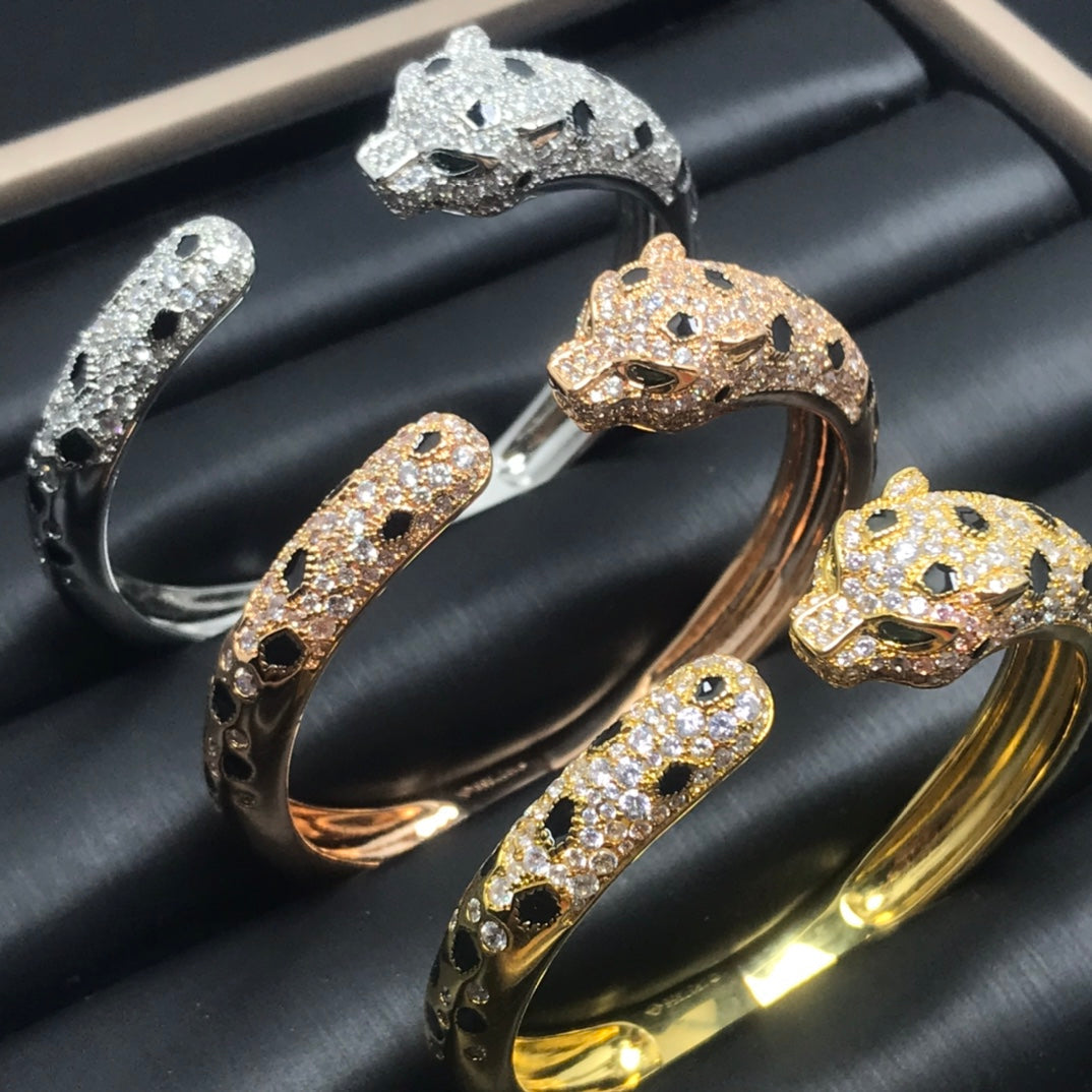 [⭐Hyrra Jewelry]PANTHERE BIG BRACELET DIAMONDS