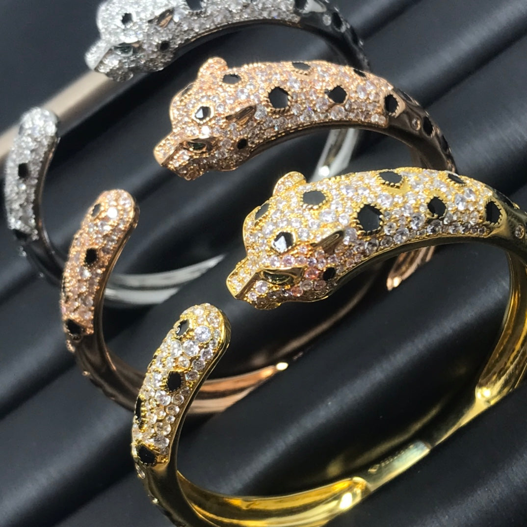 [⭐Hyrra Jewelry]PANTHERE BIG BRACELET DIAMONDS