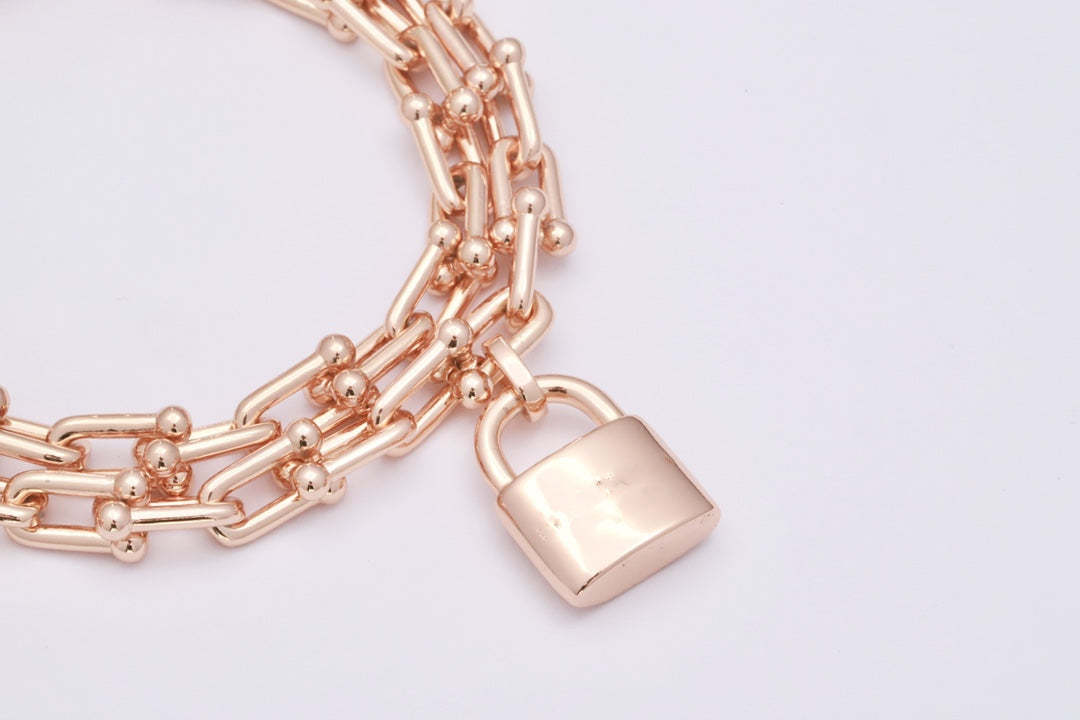[Hyrra Jewelry]HARDWEAR WRAP PINK GOLD BRACELET