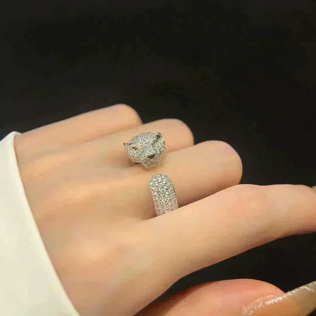 [⭐Hyrra Jewelry]PANTHERE 5.5MM ALL DIAMOND RING
