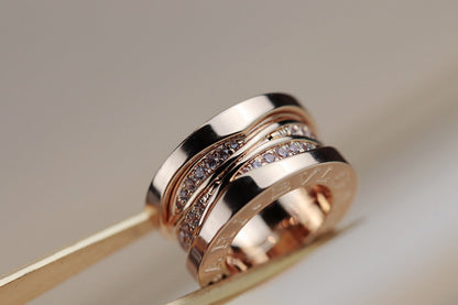 [⭐Hyrra Jewelry]ZERO 1 PINK GOLD DIAMOND NECKLACE