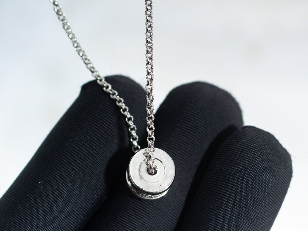 [⭐Hyrra Jewelry]ZERO 1 SILVER DIAMOND NECKLACE