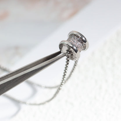 [⭐Hyrra Jewelry]ZERO 1 SILVER DIAMOND NECKLACE