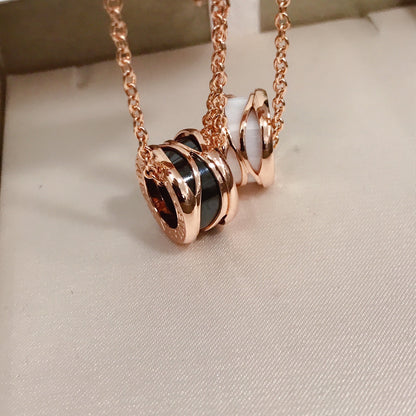 [⭐Hyrra Jewelry]ZERO 1 FOUR BAND PINK GOLD CERAMIC