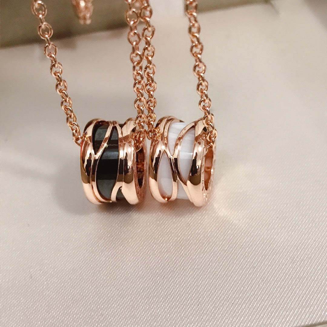 [⭐Hyrra Jewelry]ZERO 1 FOUR BAND PINK GOLD CERAMIC