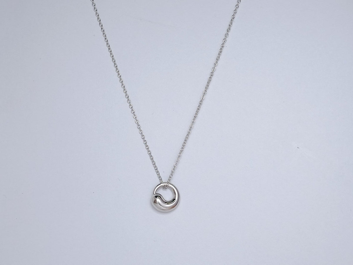 [Hyrra Jewelry]SNAIL PEDANT SILVER NECKLACE