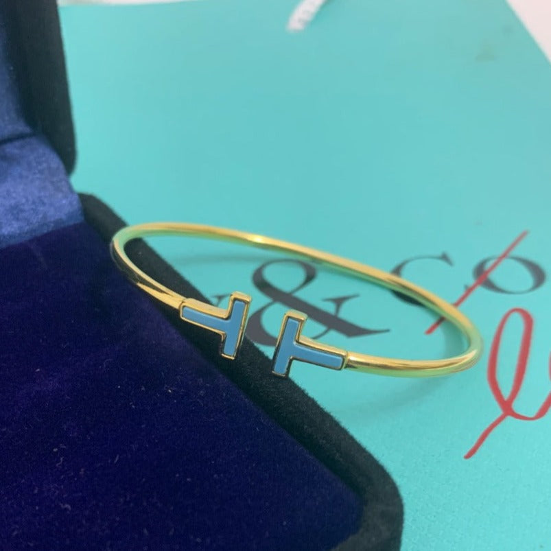 [Hyrra Jewelry]T BRACELET 1.8MM TURQUOISE