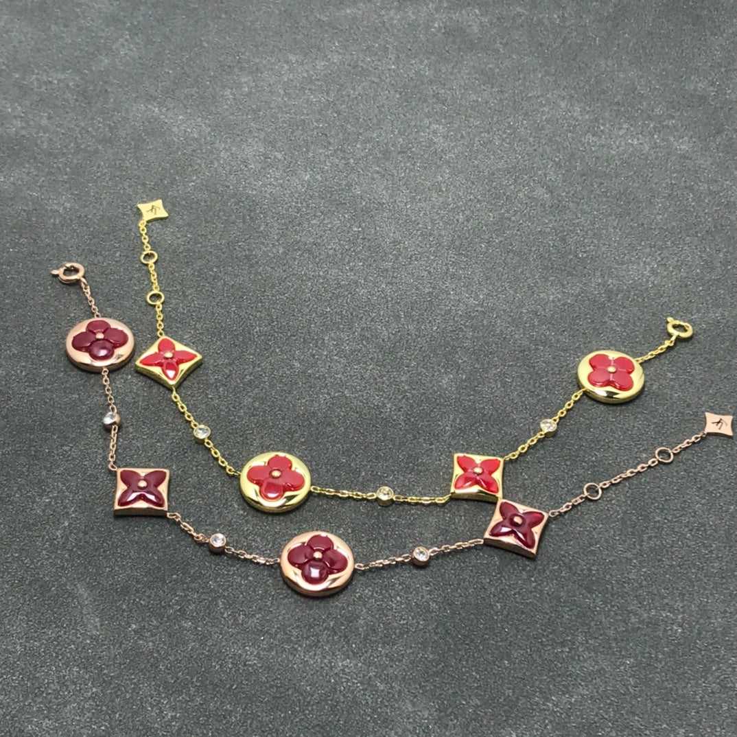 [⭐Hyrra Jewelry]STAR AND SUN CARNELIAN 4 MOTIFS 3 DIAMONDS