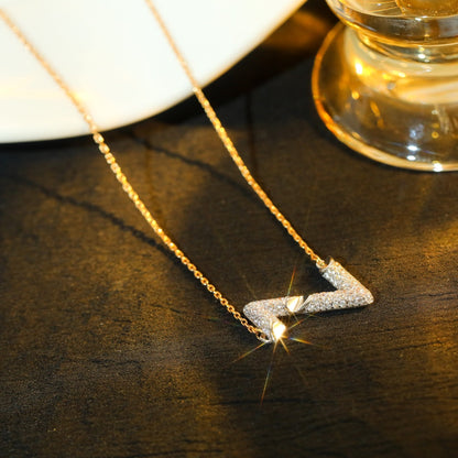 [⭐Hyrra Jewelry]VOLT SILVER DIAMOND PEDANT NECKLACE