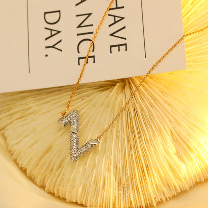 [⭐Hyrra Jewelry]VOLT SILVER DIAMOND PEDANT NECKLACE