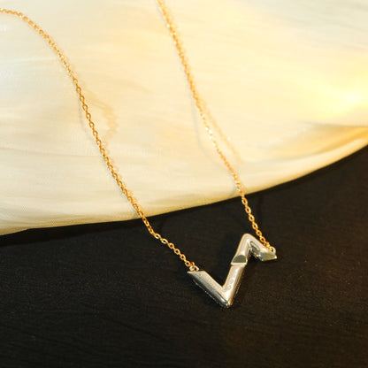 [⭐Hyrra Jewelry]VOLT SILVER DIAMOND PEDANT NECKLACE