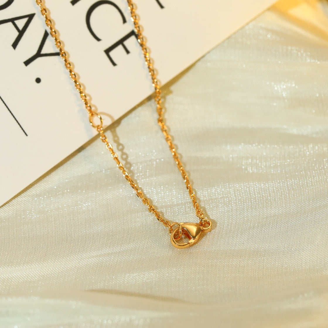 [⭐Hyrra Jewelry]VOLT SILVER DIAMOND PEDANT NECKLACE
