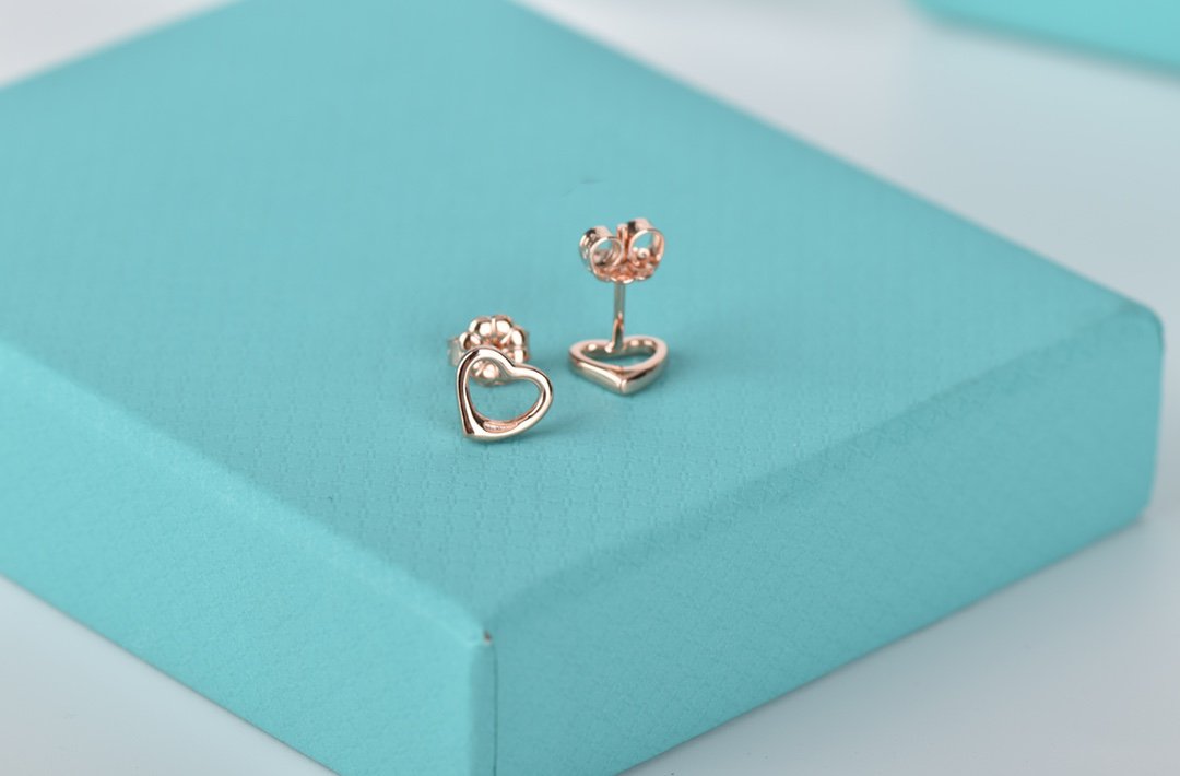 [Hyrra Jewelry]OPEN HEART STUD EARRINGS