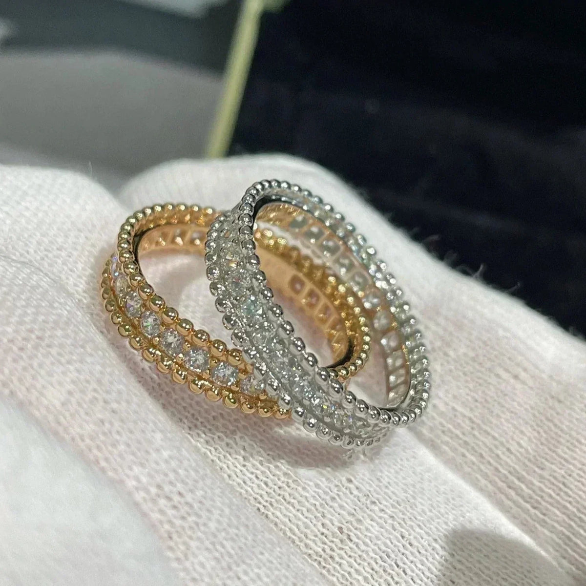 [⭐Hyrra Jewelry]PERLEE DIAMOND ROSE GOLD RING
