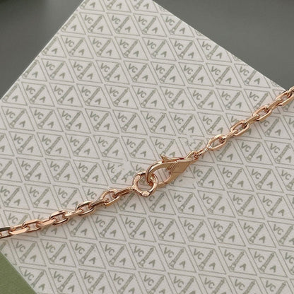 [⭐Hyrra Jewelry]LUCKY SPRING 15 MOTIFS ROSE GOLD NECKLACE
