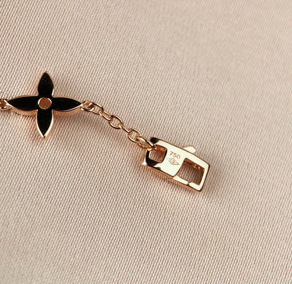 [⭐Hyrra Jewelry]STAR AND SUN 7 MOTIFS GOLD BRACELET