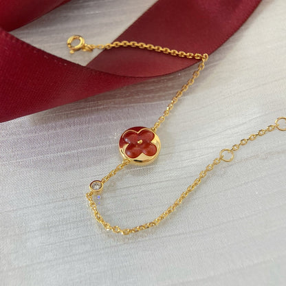 [⭐Hyrra Jewelry]SUN PEDANT CARNELIAN BRACELET