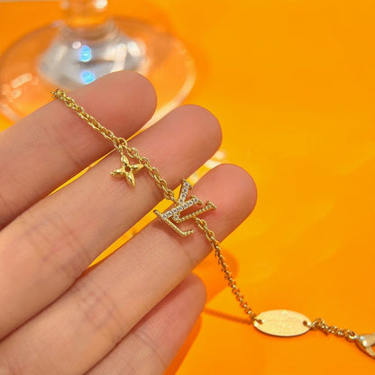 [⭐Hyrra Jewelry]LOGO STAR MOTIF GOLD BRACELET