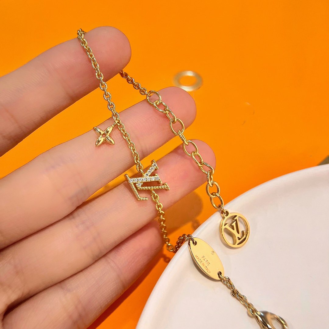 [⭐Hyrra Jewelry]LOGO STAR MOTIF GOLD BRACELET