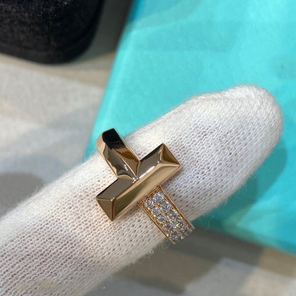 [Hyrra Jewelry]T WIRE MEDIUM DIAMOND RING