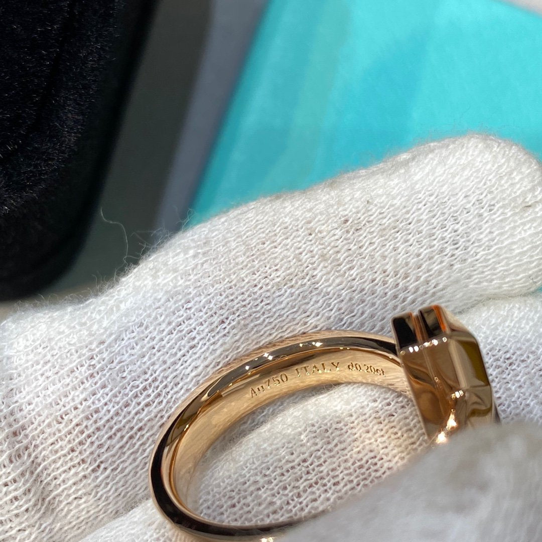 [Hyrra Jewelry]T WIRE MEDIUM DIAMOND RING