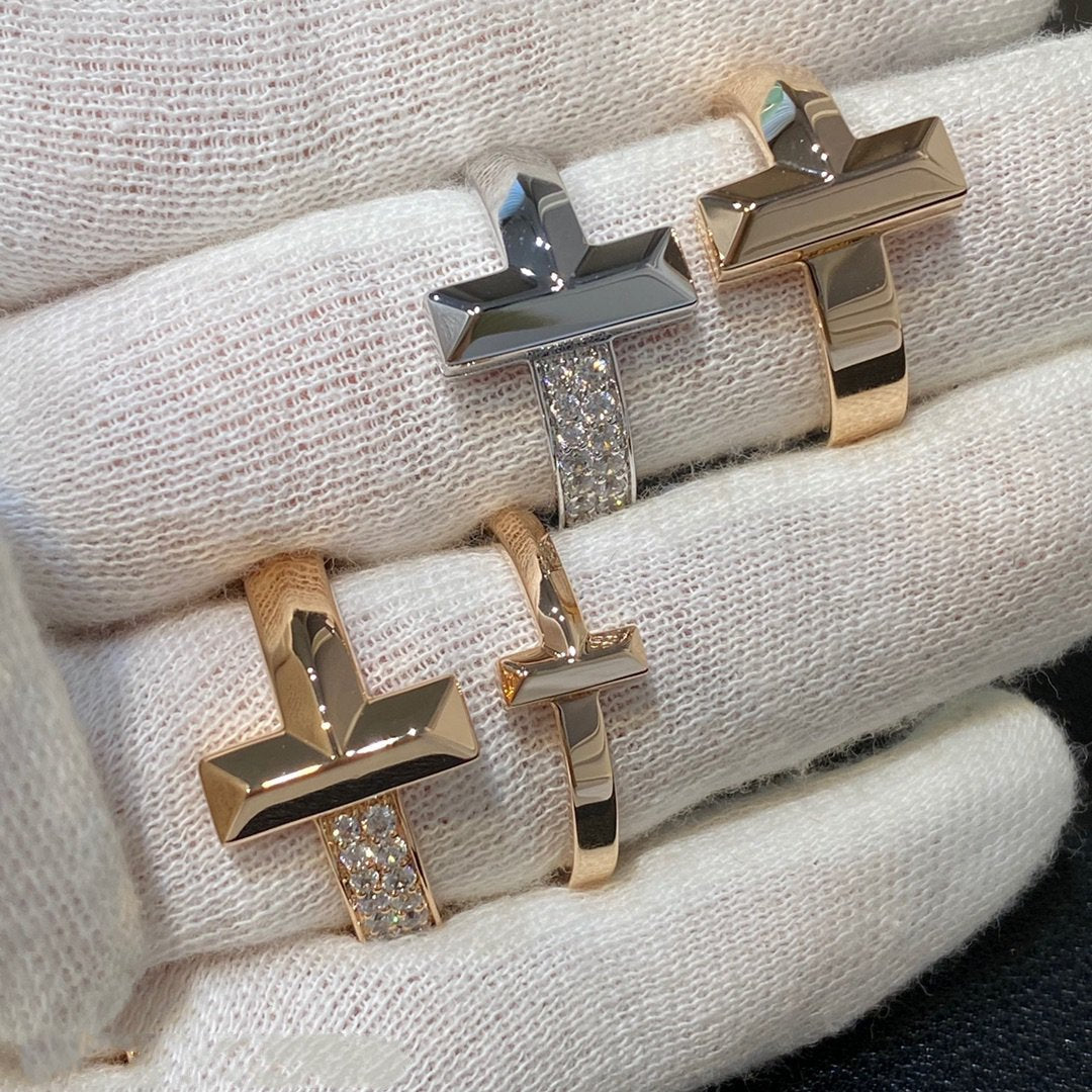 [Hyrra Jewelry]T WIRE MEDIUM DIAMOND RING