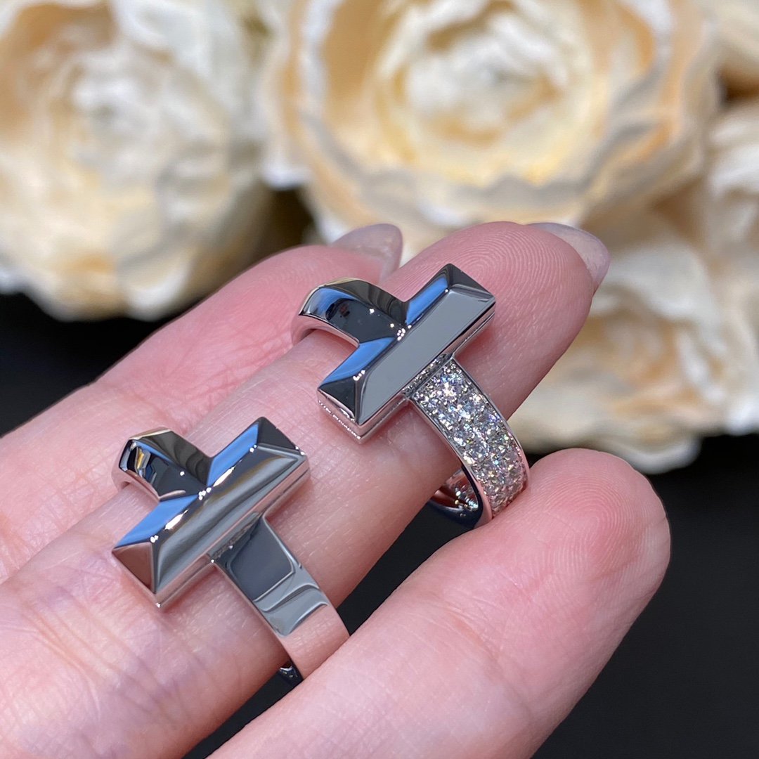 [Hyrra Jewelry]T WIRE MEDIUM DIAMOND RING