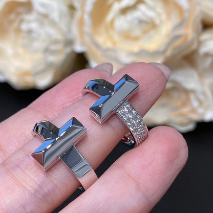 [Hyrra Jewelry]T WIRE MEDIUM DIAMOND RING