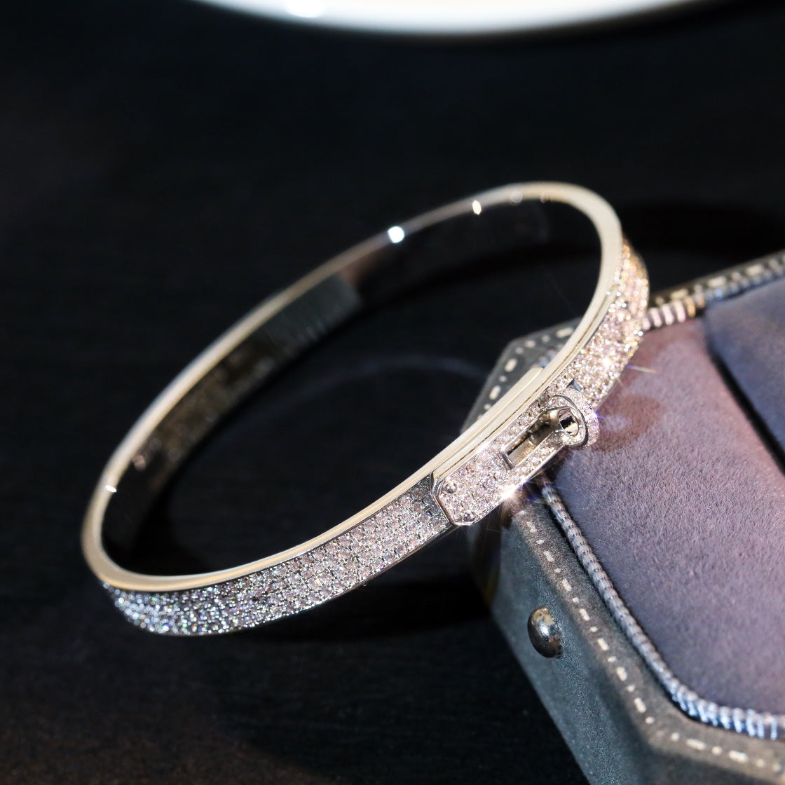 [⭐Hyrra Jewelry]KELLY BRACELET DIAMOND PAVED