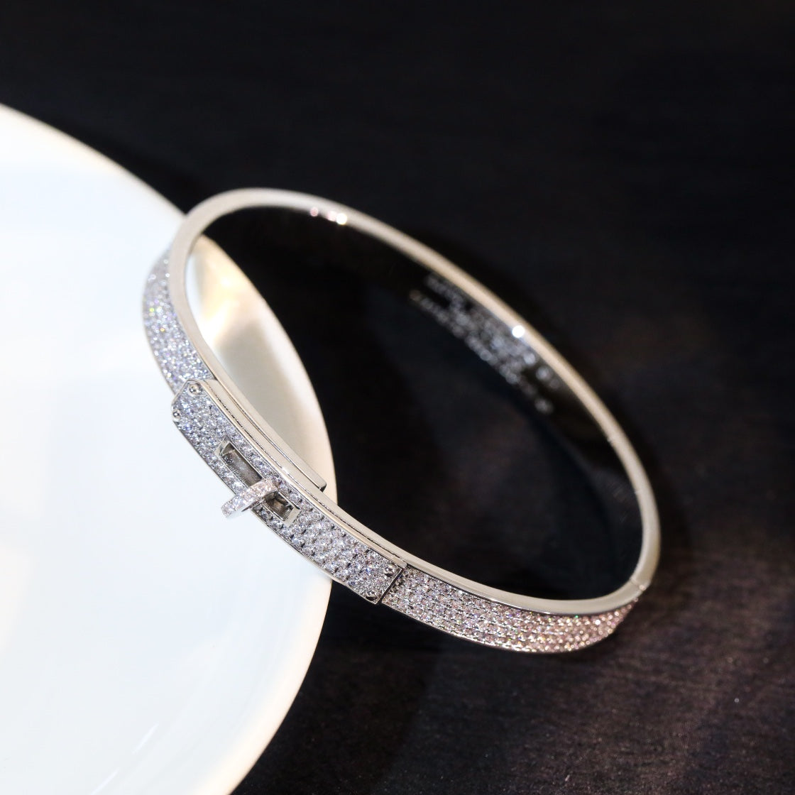 [⭐Hyrra Jewelry]KELLY BRACELET DIAMOND PAVED