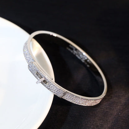[⭐Hyrra Jewelry]KELLY BRACELET DIAMOND PAVED