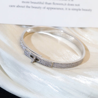 [⭐Hyrra Jewelry]KELLY BRACELET DIAMOND PAVED